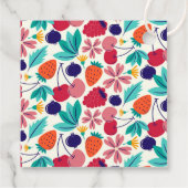 Erdbeeren Vielen Dank Berry Much Baby Dusche Geschenkanhänger (Rückseite)