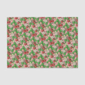 Erdbeeren-Vine-Muster-Gewebe Seidenpapier (Vorderseite)