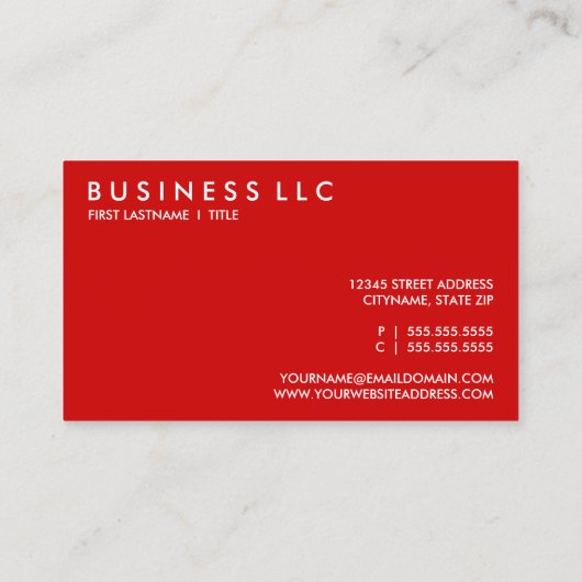 Erdbeeren. Visitenkarte (Rückseite)