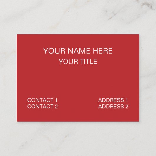 Erdbeeren Visitenkarte (Rückseite)