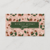 Erdbeeren-Visitenkarte Visitenkarte (Vorderseite)