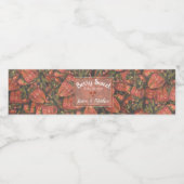 Erdbeeren Wasser Flaschen Etiketten (Einzelnes Label)