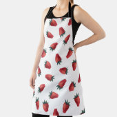 Erdbeeren Wasserfarbe: Spielbares nahtloses Muster Schürze (InSitu)