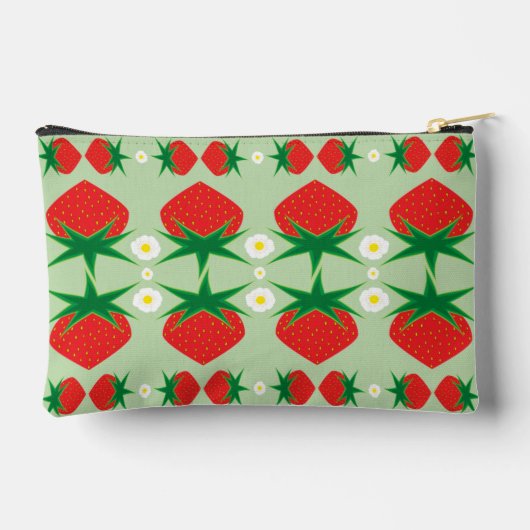 Erdbeeren Zubehörtasche (Rückseite)
