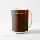 Erdbeeren Zuhause Süße Heimat Tasse (VorderseiteRechts)