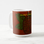 Erdbeeren Zuhause Süße Heimat Tasse (Vorderseite Links)