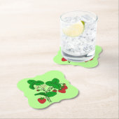 Erdbeeren zum Frühstück Untersetzer (Vor Ort)