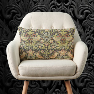 Erdbeerendiebe von William Morris, Vintage Art Lendenkissen