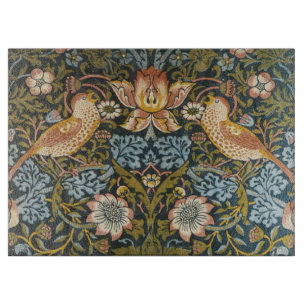 Erdbeerendiebe William Morris Antik-Muster Schneidebrett