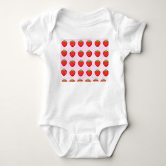 Erdbeerengarten Baby Strampler