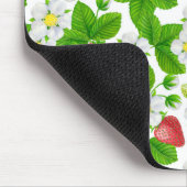 Erdbeerengarten Mousepad (Ecke)
