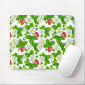 Erdbeerengarten Mousepad (Mit Mouse)