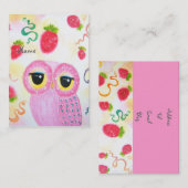 Erdbeererdbeere Visitenkarte (Vorne/Hinten)