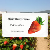 Erdbeerfarm Banner