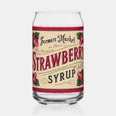 Erdbeerfarm Dosenglas (Vorderseite)