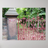 Erdbeerfeld Poster (Vorne)