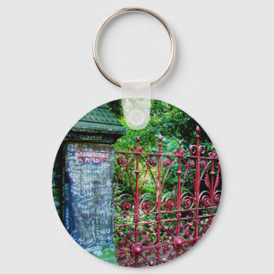 Erdbeerfeld-Tore, Liverpool Großbritannien Schlüsselanhänger