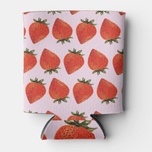 Erdbeerfelder: Endlose Süßigkeit Dosenkühler