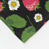 Erdbeerfelder Fleecedecke (Ecke)