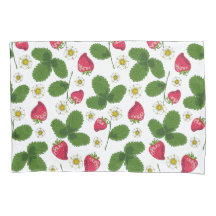 Erdbeerfelder in Weiß