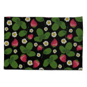 Erdbeerfelder Kissenbezug (Rückseite-Links)