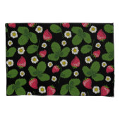 Erdbeerfelder Kissenbezug (Vorderseite-Links)