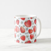 Erdbeerfelder: Sommerfrischheit Kaffeetasse (VorderseiteRechts)