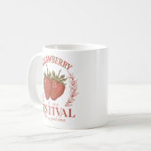 Erdbeerfest Kaffeetasse (Vorderseite Links)