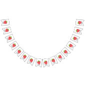 Erdbeerfreund Wimpelkette (Alle)