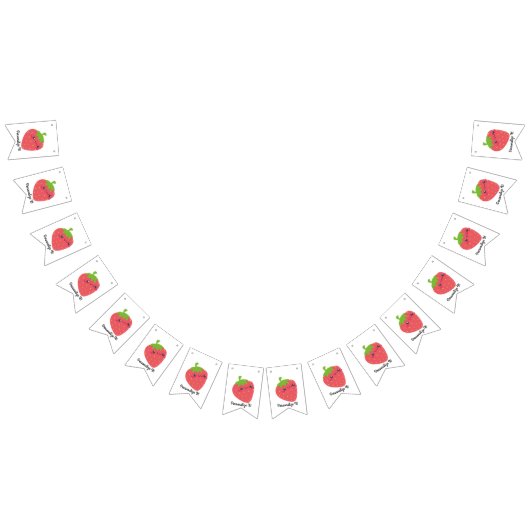 Erdbeerfreund Wimpelkette (Alle)