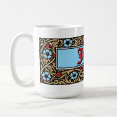 Erdbeerfrucht-Blütenlaub Kaffeetasse (Links)
