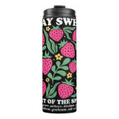 Erdbeerfrucht des Geistes Graphic Thermosbecher (Vorderseite)