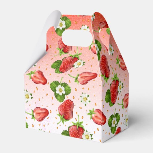 Erdbeerfrucht Geschenkschachtel (Rückseite)