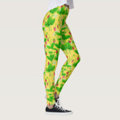 Erdbeergarten auf gelb leggings (Rechts)