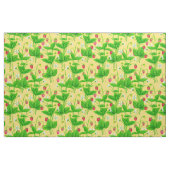 Erdbeergarten auf gelb stoff (Yard (91,4 cm))