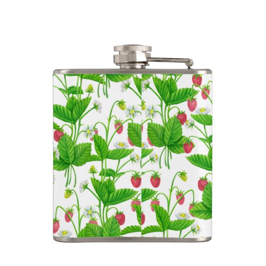 Erdbeergarten Flachmann (Rückseite)