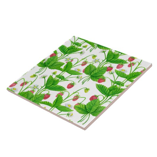 Erdbeergarten Fliese (Seite)