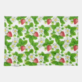 Erdbeergarten Geschirrtuch