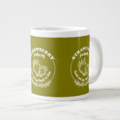 Erdbeergarten Jumbo-Tasse (Vorderseite Rechts)
