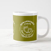 Erdbeergarten Jumbo-Tasse (Rechts)