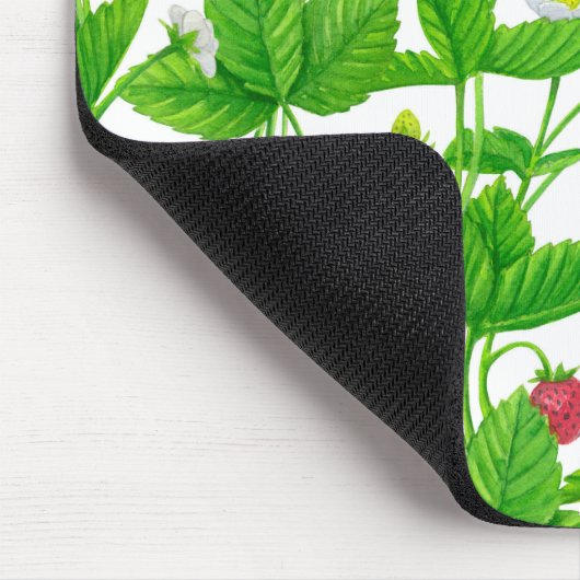 Erdbeergarten Mousepad (Ecke)
