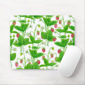 Erdbeergarten Mousepad (Mit Mouse)