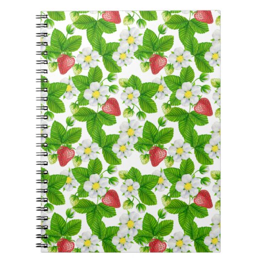 Erdbeergarten Notizblock (Vorderseite)