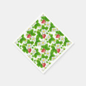 Erdbeergarten Serviette (Ecke)