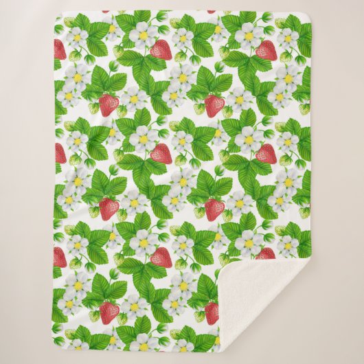 Erdbeergarten Sherpadecke (Vorderseite)