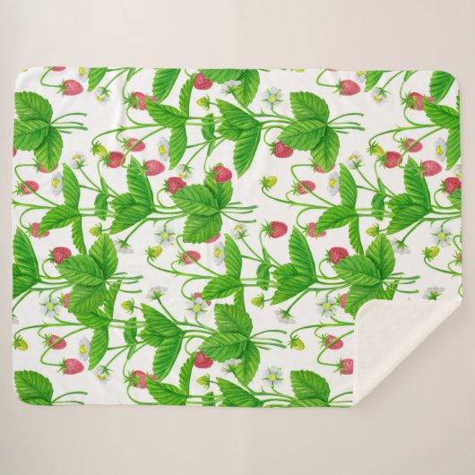 Erdbeergarten Sherpadecke (Vorderseite (Horizontal))