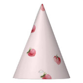 Erdbeergeburt Partyhütchen (Links)