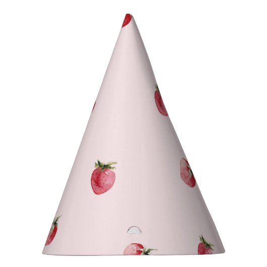 Erdbeergeburt Partyhütchen (Rechts)