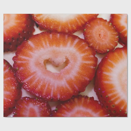 Erdbeergeschenk-Verpackung Geschenkpapier (Flach)