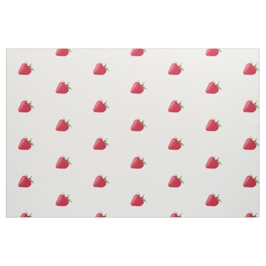 Erdbeergewebe Stoff (Fat Quarter (45,7 x 55,9 cm))